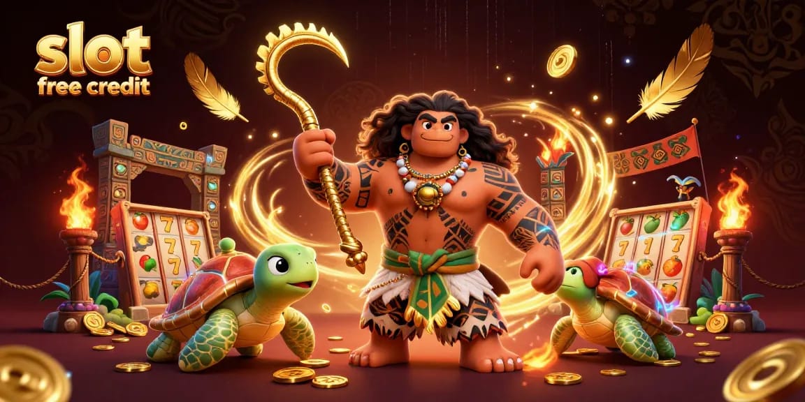 Spin and win with slot free credit while enjoying vibrant 3D casino illustration full of action.