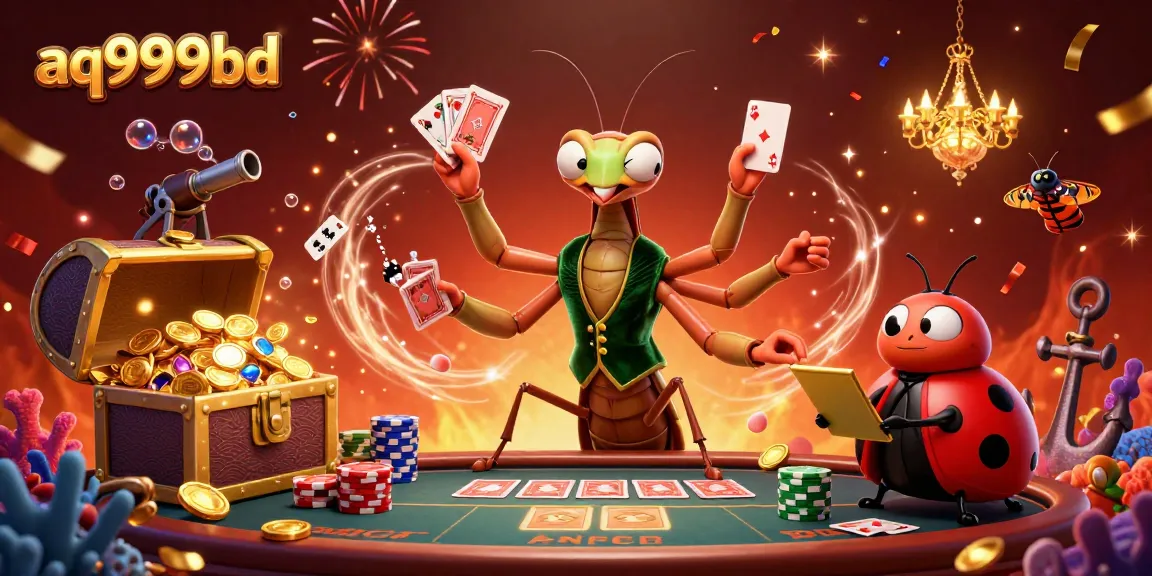 Aq999bd players engage with dynamic casino experience featuring colorful characters and rich game elements.