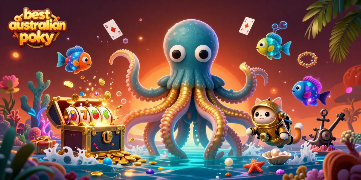 Experience the thrill of best australian payid pokies with a colossal kraken and adventurous diving cat